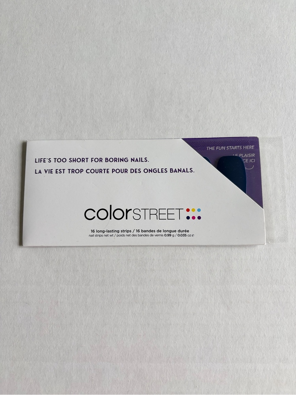 *Exclusive* Color Street: Foreshadow | Deep Navy Blue Solid Fall Winter Classic - Picture 3 of 13